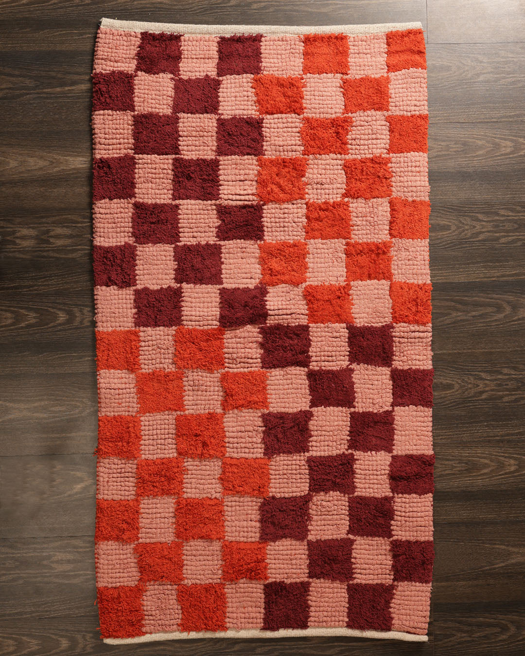 Autumn Grid Handwoven Rug