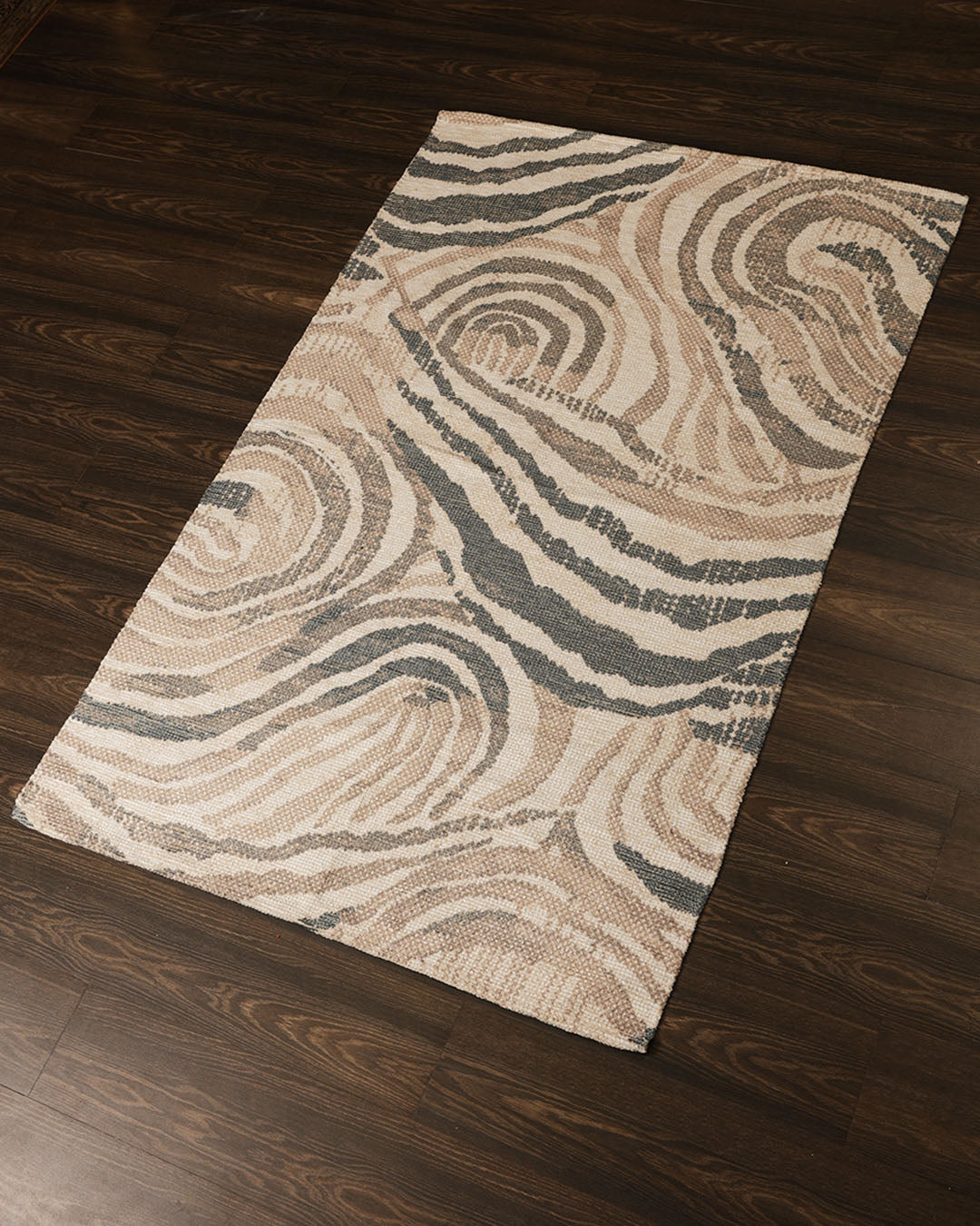 Desert Swirl Soft Chenille Rug