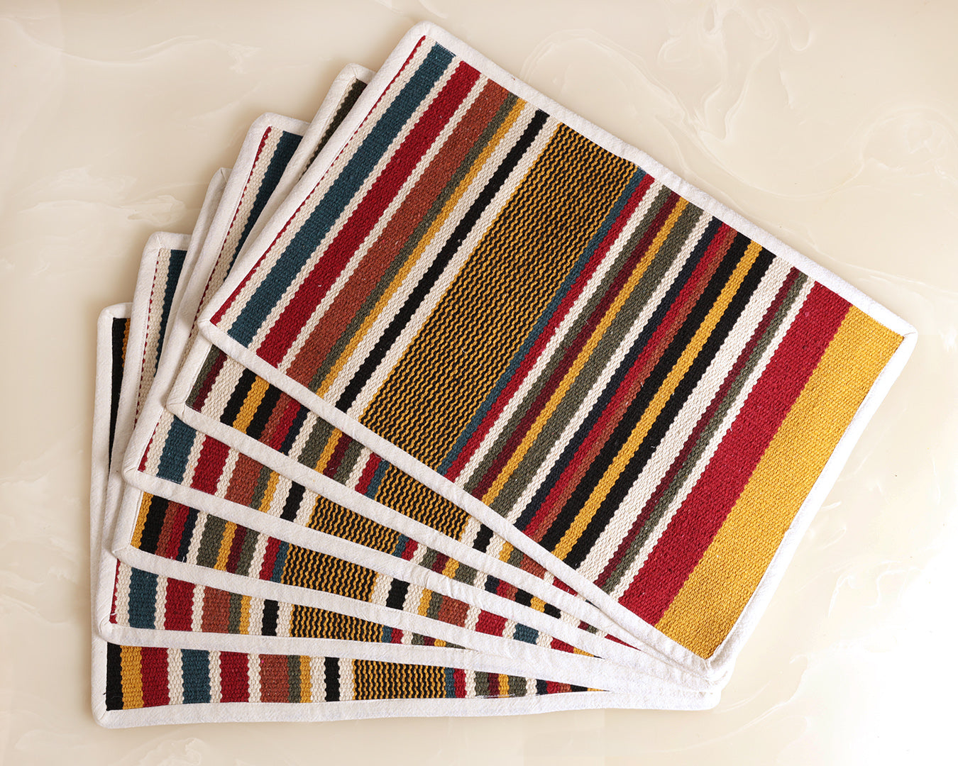 Evara Stripe Table Mats