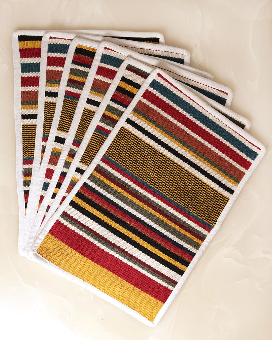 Evara Stripe Table Mats