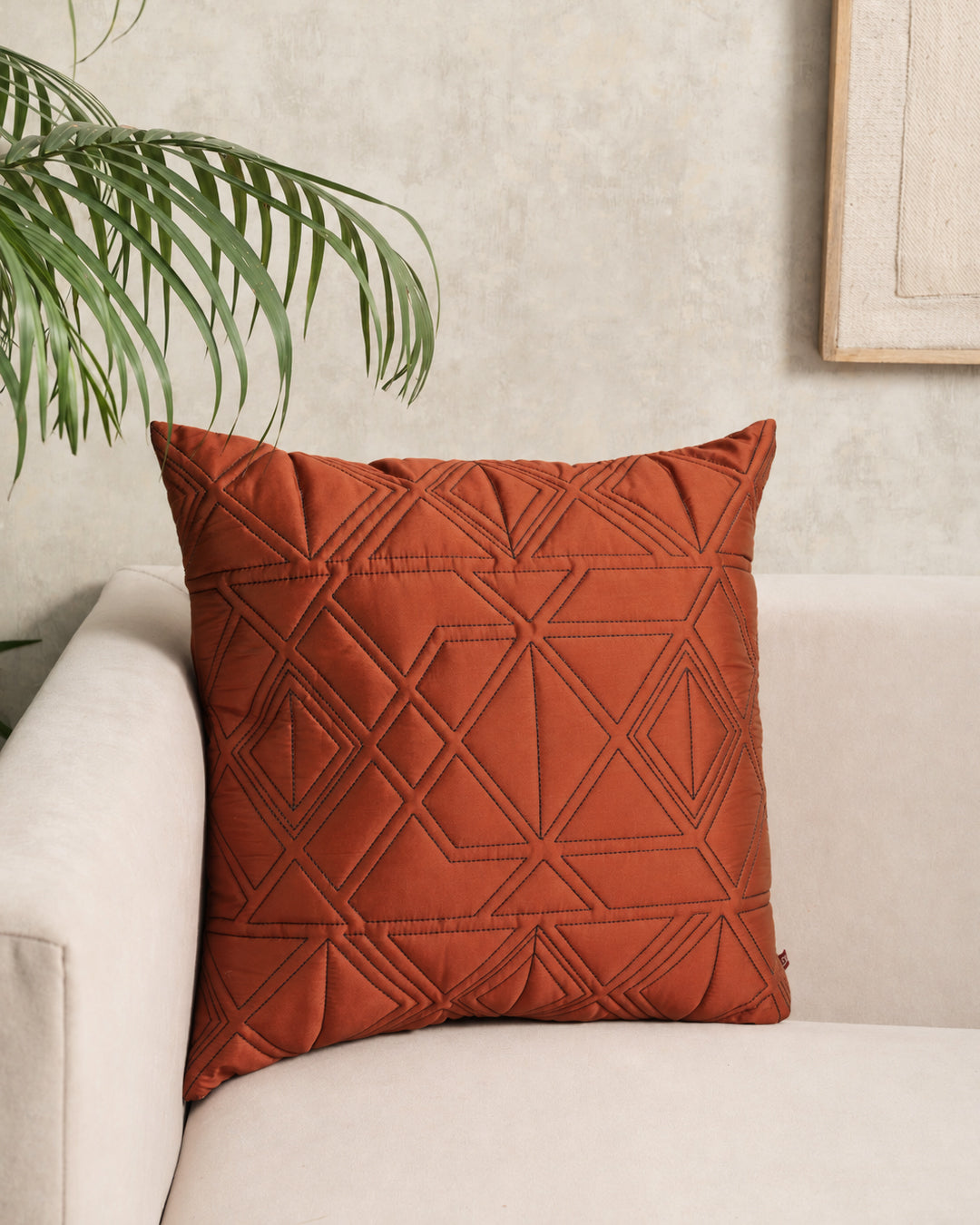 Grid Burnt Orange