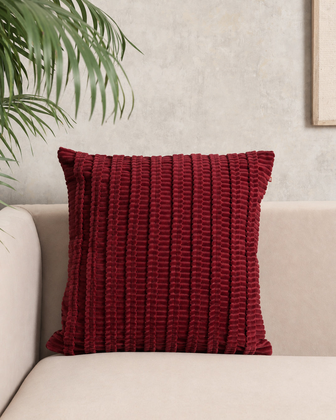 STITCHED RIDGE MAROON