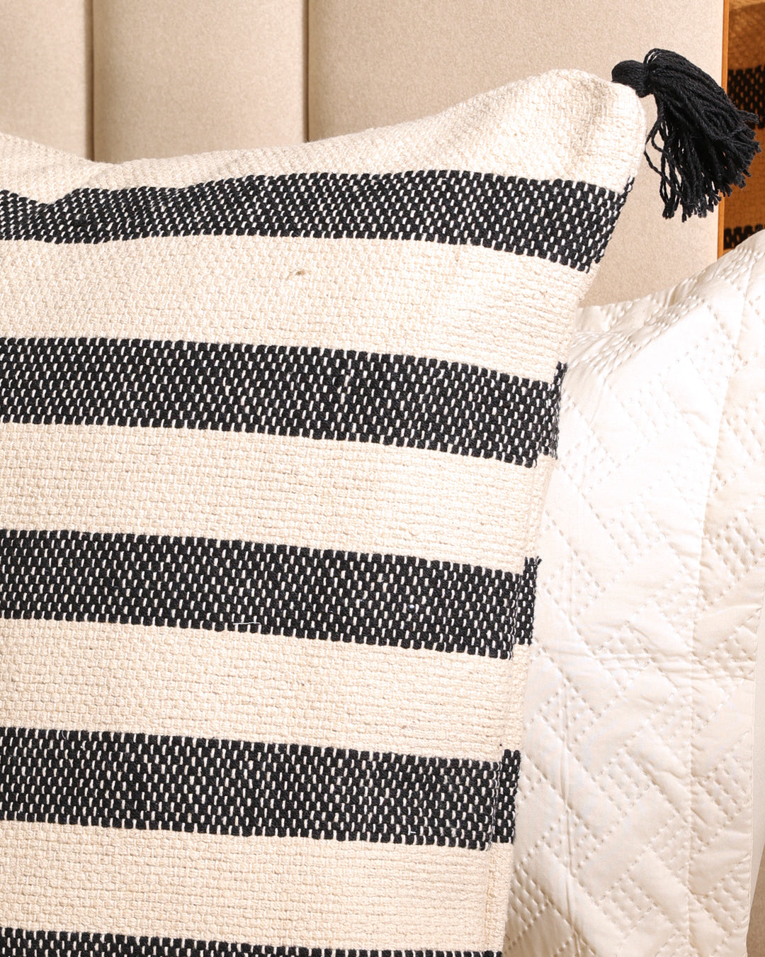 WOVEN STRIPE CUSHION