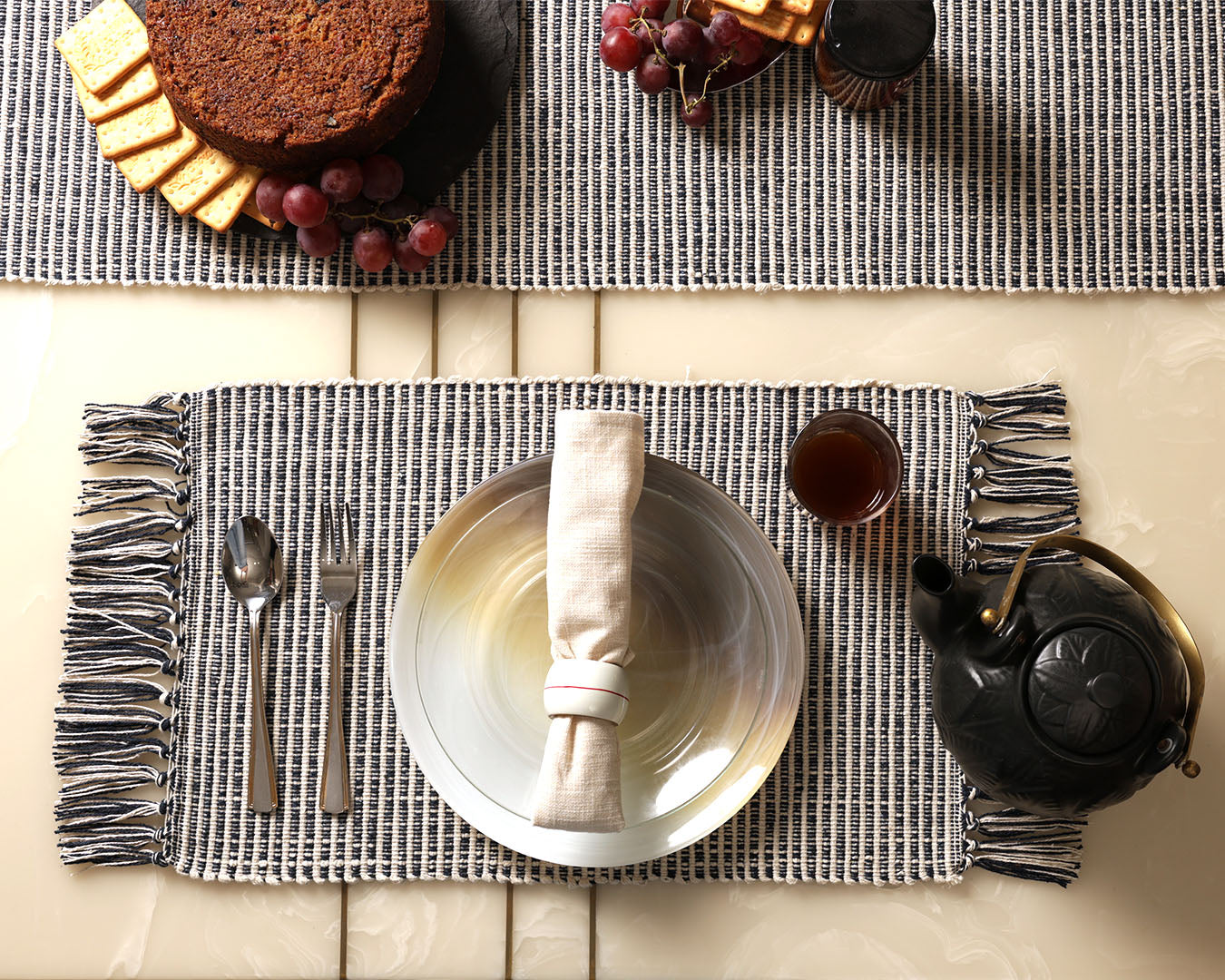 Deep Water Ridged Placemat Mats