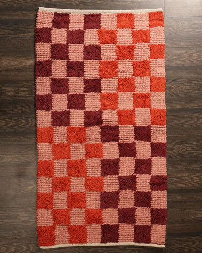 Autumn Grid Handwoven Rug