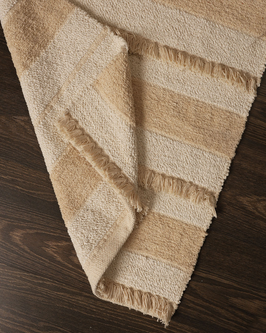 Tranquil Taupe Chenille Floor Runner